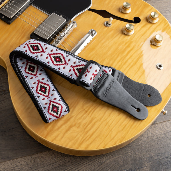 Vintage Woven Guitar Strap for Acoustic & Electric Guitars +