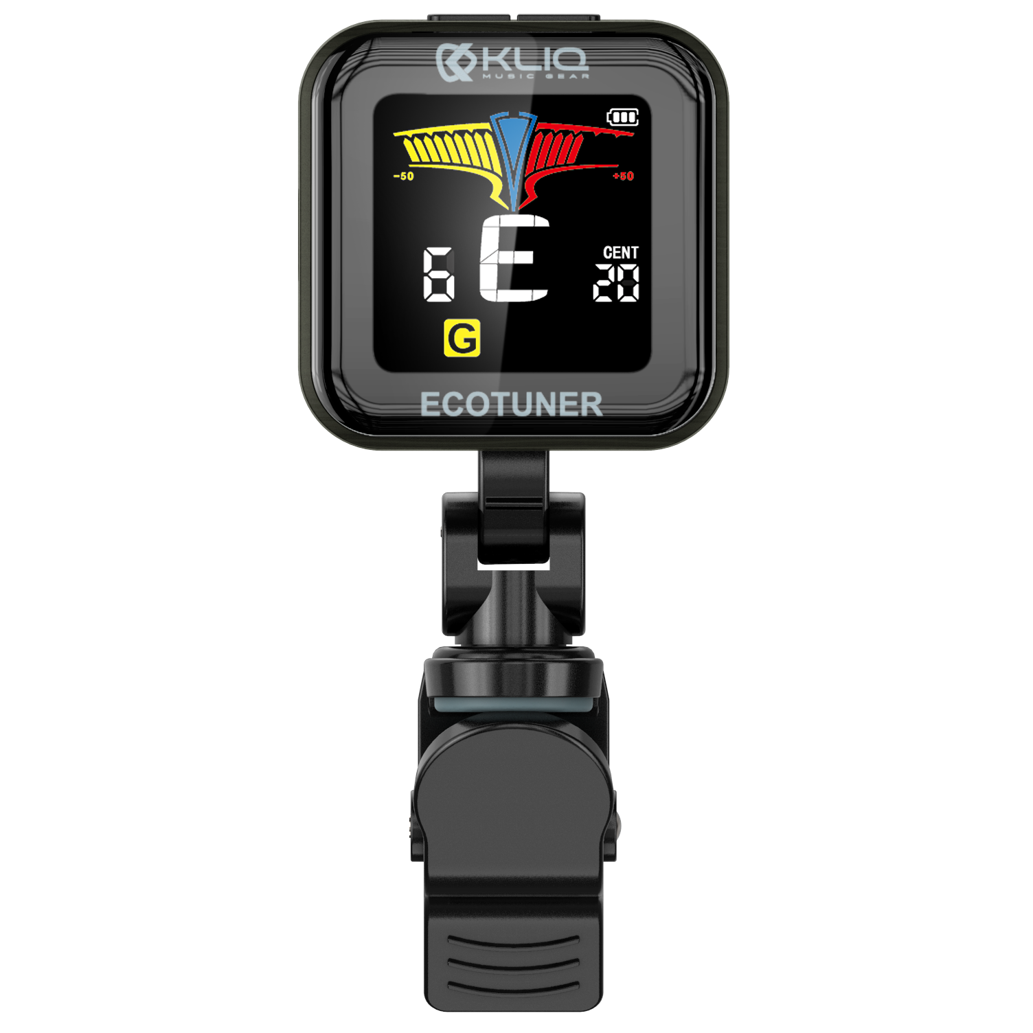 KLIQ EcoTuner - Clip-On Tuner for All Instruments