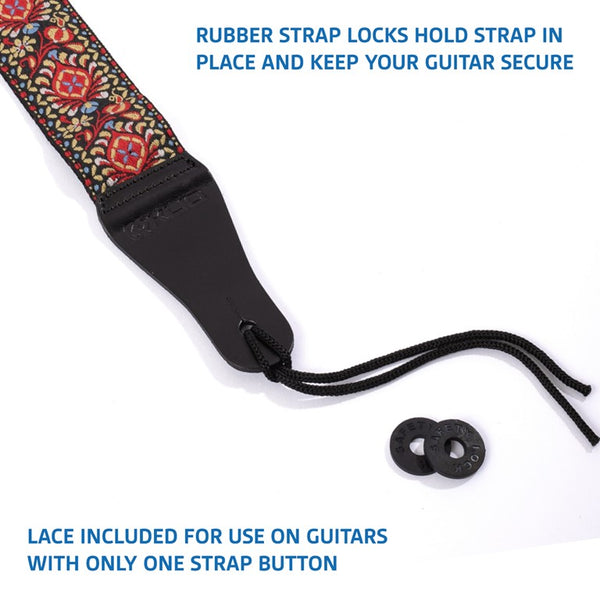 国産コンポーネントストラト　bradley Vintage Woven Guitar Strap for Acoustic and Electric Guitars