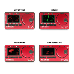 MetroPitch - Digital Metronome Tuner For All Instruments, RED