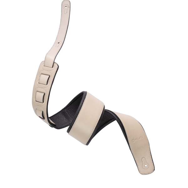 ギター Moody Straps L&L 2.5\" STD Camel / Cream 2.5