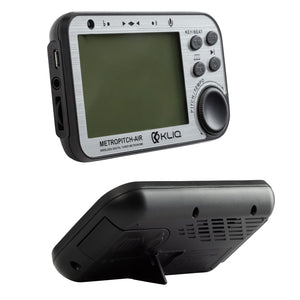 MetroPitch-Air - Rechargeable Digital Metronome Tuner For All Instruments (with Wireless Clip), Pewter Grey