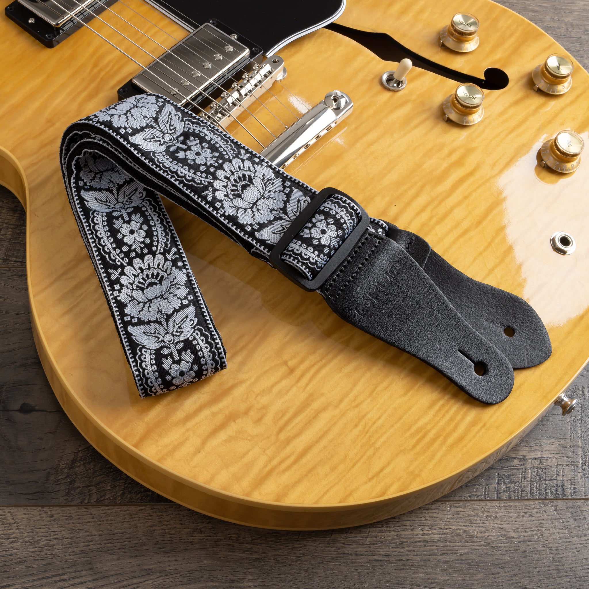Leather Waist Guitar Strap for Solid Body Guitars - Slinger Straps