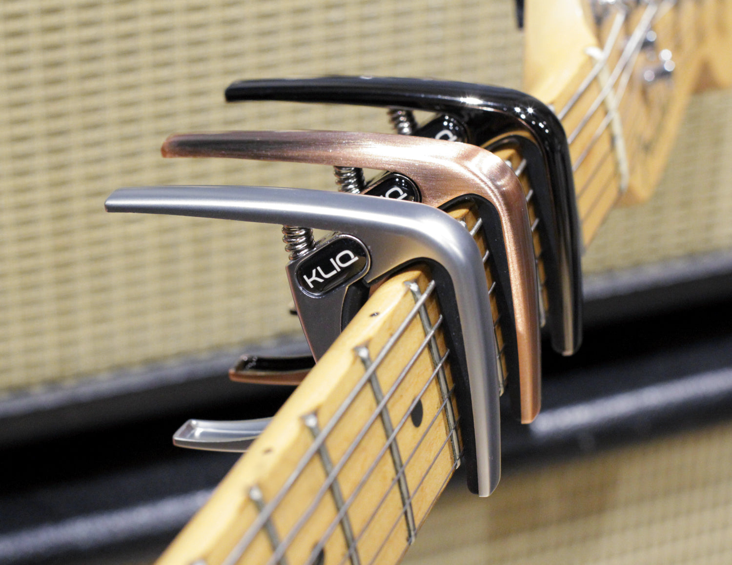 K PO 6 String Guitar Capo BRUSHED BRONZE