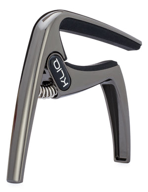 K-PO, 6 String Guitar Capo, BLACK CHROME