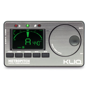 MetroPitch - Digital Metronome Tuner For All Instruments, Pewter Grey