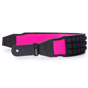 AirCell Guitar Strap for Bass & Electric Guitar, Adjustable, PINK (Regular Length)