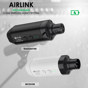 Airlink 5.8 GHz Rechargeable Wireless Microphone Transmitter/Receiver Set (5.8G Wireless)