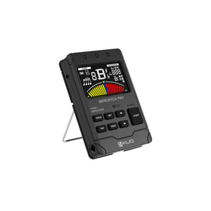 MetroPitch-PRO- Digital Metronome Tuner For All Instruments with wired sensor Included, Black