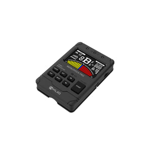 MetroPitch-PRO- Digital Metronome Tuner For All Instruments with wired sensor Included, Black