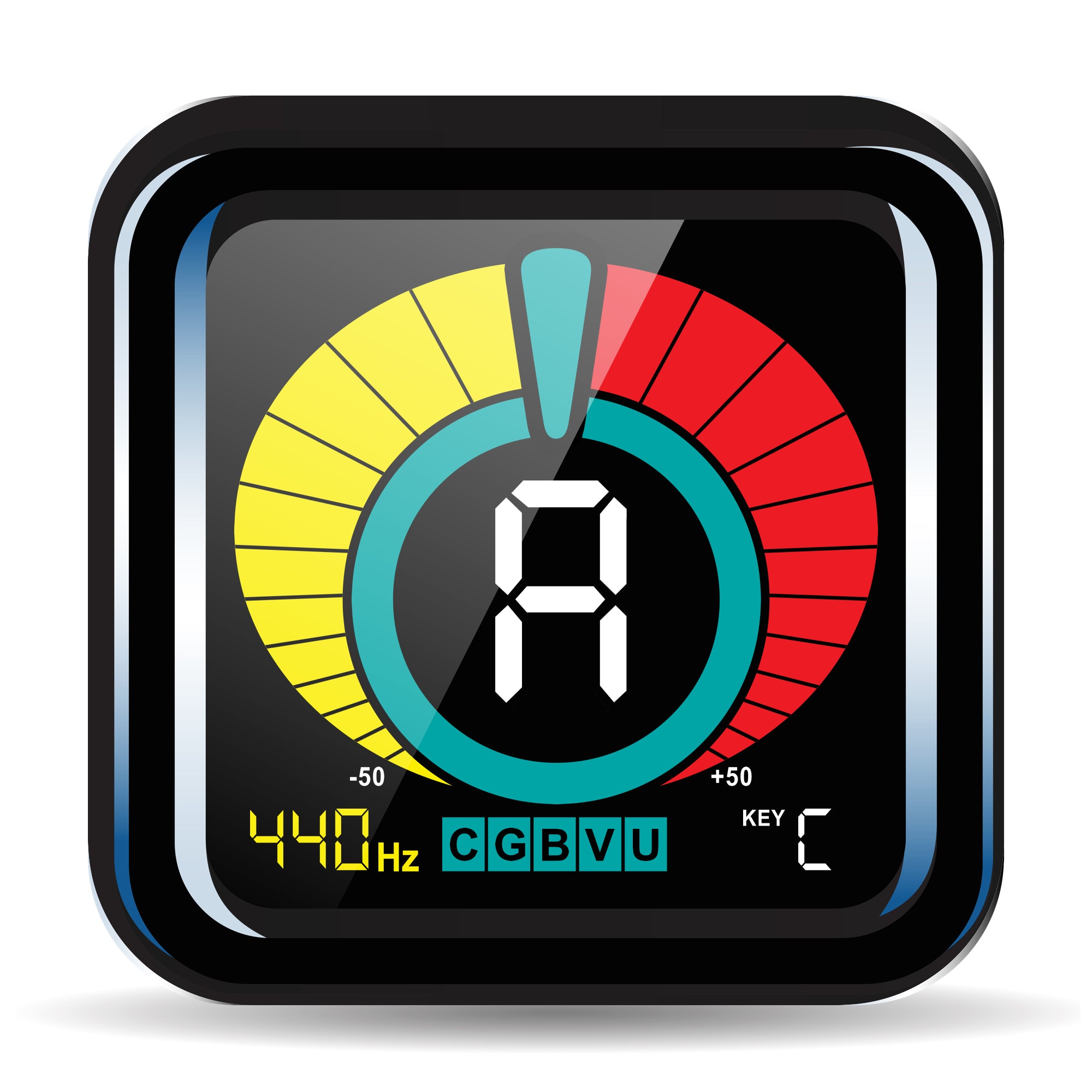 Bundle- KLIQ UberTuner Professional Clip-On Tuner and KLIQ MicroNome – USB Rechargeable Digital Clip-on Metronome, (Blue)