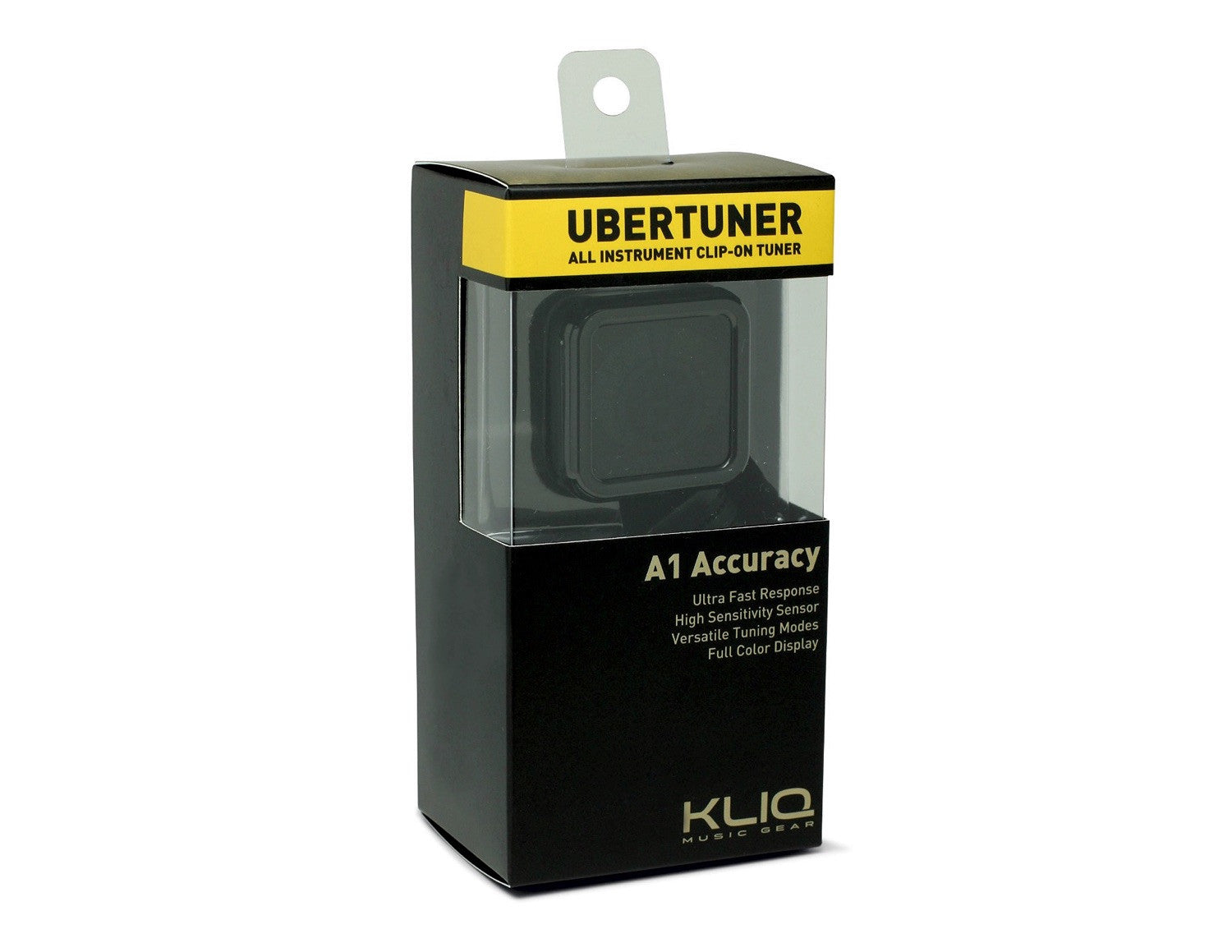 Accordeur à clip Kliq Ubertuner pour tous les instruments avec des