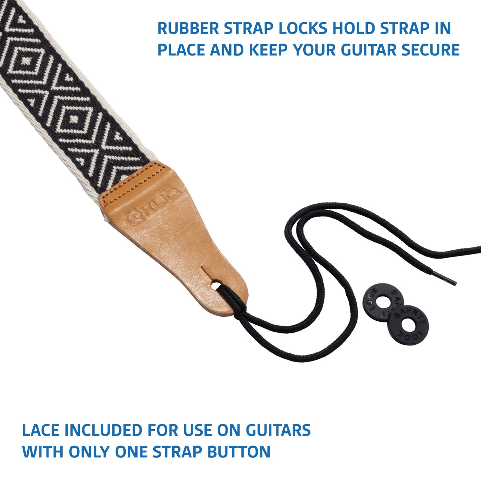 Leather best sale strap locks