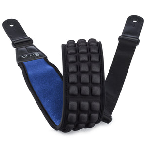 AirCell Guitar Strap for Bass & Electric Guitar, Adjustable, NAVY (Regular Length)