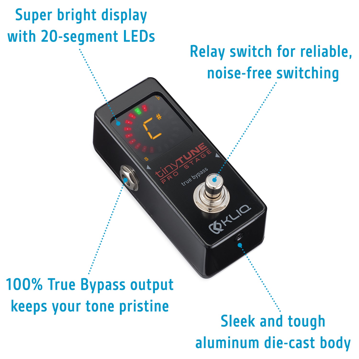 On-Stage Mini Pedal Tuner