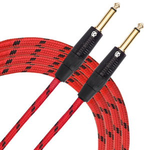 Custom Series Instrument Cable with Rean-Neutrik Straight Gold Plugs (10 Ft.)